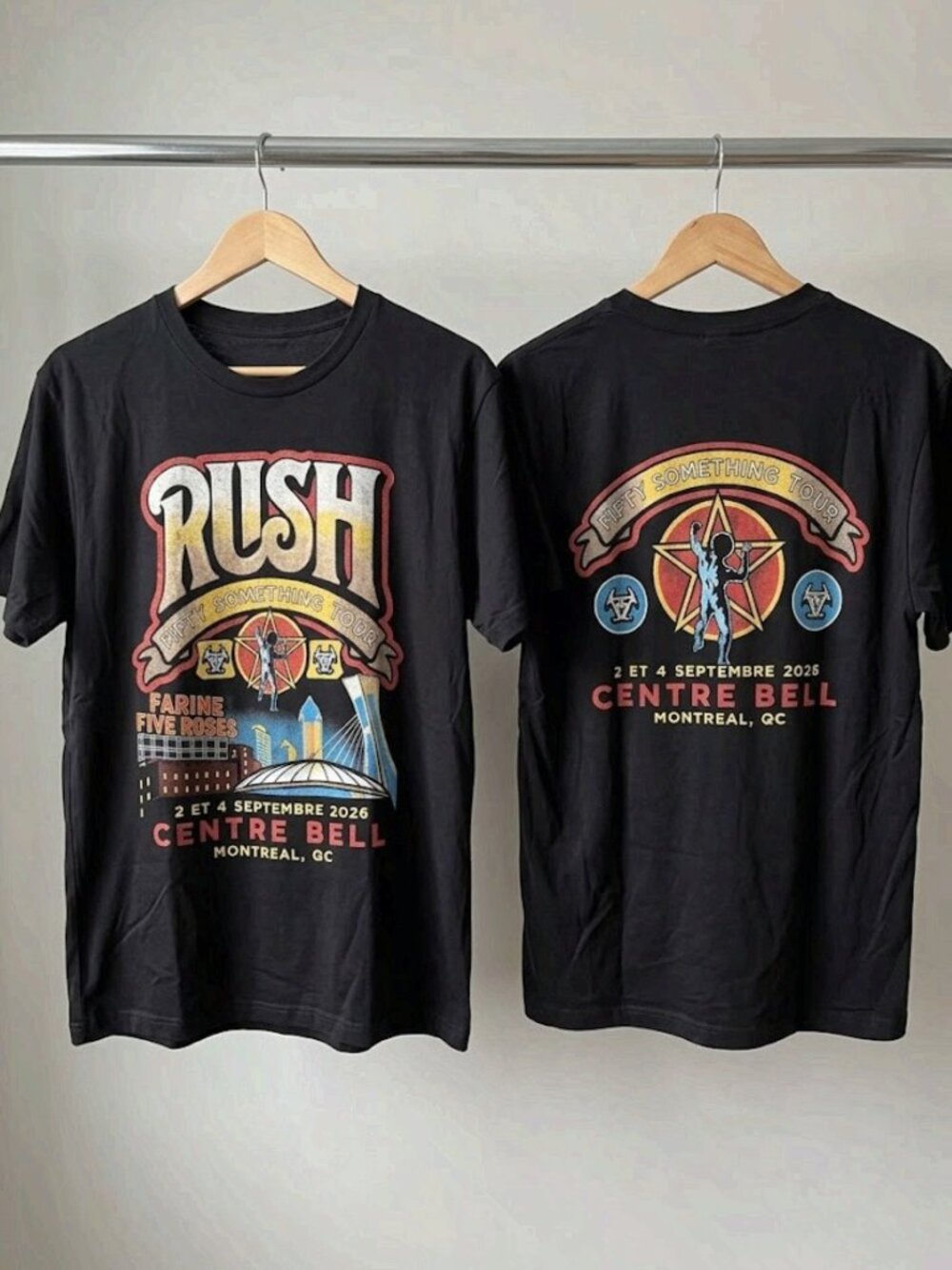 Rush Fifty Something Tour 2026 T-Shirt Reprint